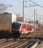 642 009 als RB nach Leipzig(Hbf.) fhrt am 17.11.2012 durch Leipzig-Paunsdorf.