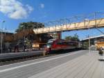 Ein Desiro der Baureihe 642 fhrt als RB65 Bingen-Kaiserslautern in den Bahnhof Bad Kreuznach ein.