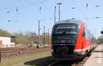 642 553 als RE 8 (RE 13125) von Wismar nach Tessin in Wismar am 01.05.2013