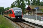 642 617 hlt am 26.6.07 als RB nach Hilpoltstein in Lohgarten-Roth.