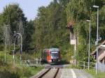 Desiro 642 054 als RE Wismar - Rostock - Tessin bei Einfahrt in Bad Doberan, 14.09.2013
