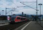 642 730 und 119 von DB Regio Magdeburg verlassen am 13.Oktober 2013 als Sonderzug nach Blankenstein(Saale) den Bahnhof Saalfeld(Saale) Richtung Hockeroda.