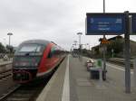 642 676 nach Dessau im Bahnhof Aschersleben am 26.09.2014