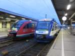 640 und 642 im Bahnhof von Magdeburg am 21.12.2014