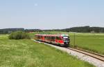 642 623 und 642 096 als RB 57346 am 12.06.2015 bei Balteratsried