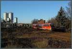 642 042 verlässt am 06.12.2015 als RB 26356 nach Meißen den Bahnhof Deutschenbora.