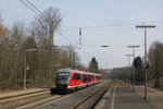 642 571 und ein weiterer Desiro durchfahren den Bahnhof Frankfurt - Frankfurter Berg ohne Halt auf dem Weg Richtung Hbf.