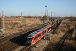 642 185 auf dem Weg von Rostock Seehafen Nord nach Rostock Hbf.