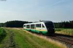 VT 14 als VBG 74256 nach Marktredwitz bei Oberteich, 18.07.2013