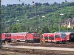 Die Abstellanlage von Koblenz im Sommer 2008