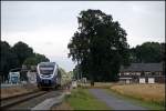 VT746 ist zwischen Beelen und Warendorf als NWB81557 (RB67  Der WARENDORFER , Altenbeken - Bielefeld Hbf - Mnster(Westf)Hbf, in Richtung Warendorf unterwegs.