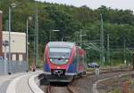 95 80 0 643 213-1 D-DB als RB8961 aus Heerlen nach Stolberg-Altstadt bei der Durchfahrt an Gleis 27 in Stolberg (Rheinl.) Hbf, 2.8.10