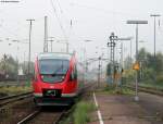 643 013-6 als RB 18510 (Karlsruhe Hbf-Neustadt(Weinstr)Hbf) bei der Ausfahrt Wrth(Rhein) 07.10.10