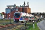 643 224 RB23 mit Raiffeisen-Silos in Eu-Stotzheim als Hintergrund - 19.03.2012