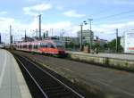 5.08.2012 Koeln Hbf,2 BR 643 mit RE Trier Hbf - Koeln Messe/Deutz.