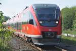 NORDWALDE (Kreis Steinfurt), 25.05.2013, RB 64 nach Enschede/Niederlande bei der Ausfahrt