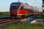 Nachschu auf den 643 533 auf der K33 Brcke bei Allerheiligen. 3.10.2013