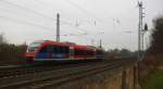 Die Euregiobahn (RB20) kommt aus Eschweiler-St.Jöris nach Düren aus Richtung Herzogenrath,Kohlscheider-Bahnhof und fährt in Richtung Richterich,Laurensberg