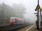 Zwei Euregiobahn (RB20) kommen aus Langerwehe-Stolberg-Altstadt nach Alsdorf-Annapark aus Richtung Aachen-West,Laurensberg,Richterich und halten in Kohlscheid und fahren in Richtung Herzogenrath.