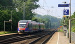 Zwei Euregiobahn (RB20) kommen aus Langerwehe-Stolberg-Altstadt nach Alsdorf-Annapark aus Richtung Aachen-West,Laurensberg,Richterich und halten in Kohlscheid und fahren in Richtung Herzogenrath.