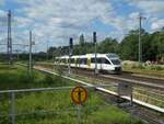 Die RB 12- Berlin Ostkreuz -Templin Stadt  wird von der Niederbarnimer Eisenbahn (NEB) betrieben.