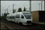 PEG 643.01 bei der Einfahrt in Oberhausen Hbf am 28.10.2010. Nach dem Fahrplanwechsel wird die NordWestBahn diese Linie bernehmen.