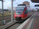 644 017-6 als RB25 auf dem Weg nach Overath im Bahnhof Kln-Frankfurter Strae. (Aufgenommen am 17.03.08)