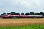 BR 644 von Bonn nach Euskirchen zwischen Feldern hinter Rheinbach - 04.07.2012