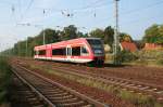 Regionalbahn RB22 mit 646 013 von Podsdam nach Berlin-Schnefled am 28.09.2008 in Michendorf.