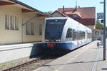 In Zinnowitz zweigt die Bahnlinie nach Peenemünde von der Inselhauptstrecke ab.