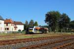 HLB 646 nach Gieen bei der Einfahrt in Glauburg-Stockheim am 01.08.2012