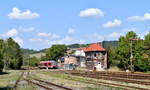 648 763 als RB 14013 (Göttingen - Nordhausen) am 31.08.2019 in Niedersachswerfen