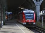 648 114 als RB52  Volmetalbahn  nach Dortmund in Hagen Hbf 15.11.09