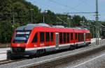 648 207 der 3-Lnder-Bahn von DB Regio, Au/Sieg, 6.8.13