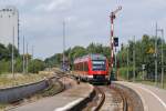 648 339 am 06.07.2014 als RB nach Flensburg in Süderbrarup.