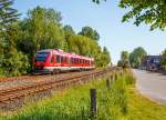   Der Triebzug 648 457 / 648 957 (95 80 0648 457-9 D-DB / 95 80 0648 957-8 D-DB) ein Alstom Coradia LINT 41 der DB Regio am 12.06.2015, als RB 85  (Puttgarden - Oldenburg in Holstein - Lübeck),