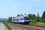 HEX VT809 erreicht in Kürze Quedlinburg. Bis zum Bahnhof Quedlinburg verlaufen die Strecke von Thale und die Strecke von Gernrode 2km parallel zueinander.

Quedlinburg 01.08.2018