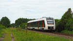 1648 449 fährt als RB 50 (RB 80451) zwischen Dessau-Mosigkau und Dessau-Alten leider im Schatten dem nächsten Halt, Dessau Alten entgegen.