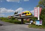 Abgesang auf die Taunus Elevated. 

648 402 HLB VT202 in Brandoberndorf. Mai 2022.