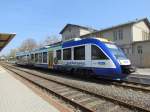 Im Endbahnhof von Thale Lint 41 des HEX am 24.04.2013