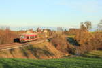 Am 11.11.2018 passiert 650 308  Stadt Pforzheim  als RB nach ebenda gleich die Einfahrt des Bhf Eutingen im Gäu. 