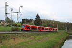 DB 650 103-4 brummt mit zwei weiteren 650ern am 30.04.2022 durch den Schussentobel auf dem Weg nach Aulendorf.