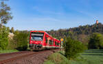 650 012 und 650 301 als RB 32500 (Horb – Tübingen Hbf) bei Horb 4.5.23