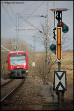 Zwei 650er als RE 22526 auf der Fahrt von Ulm Hbf nach Ellwangen passieren 22.02.08 ein  Spiegelei  am Km 77 der Remsbahn.