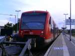 650 122-5 und 650 014-4 stehen am 12.7.2008 abfahrtsbereit in Herrenberg nach Plochingen.