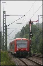 650 024-3 fuhr am Morgen des 28.08.2008 als RE von Ulm nach Ellwangen.