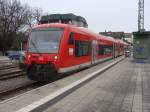 650 005 + 650 022 am 15.3.2009 in Tübingen Hbf.