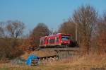 650 103 und ein weiterer sind zur Mittagszeit des 25.01.09 unterwegs als RE 22535 von Ellwangen nach Ulm Hbf.