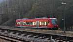 Am 06.03.2014 rangierte 650 310  Kulturbahn  im Bahnhof von Horb.