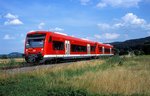 650 104 + 105  Oberjessingen  01.08.99